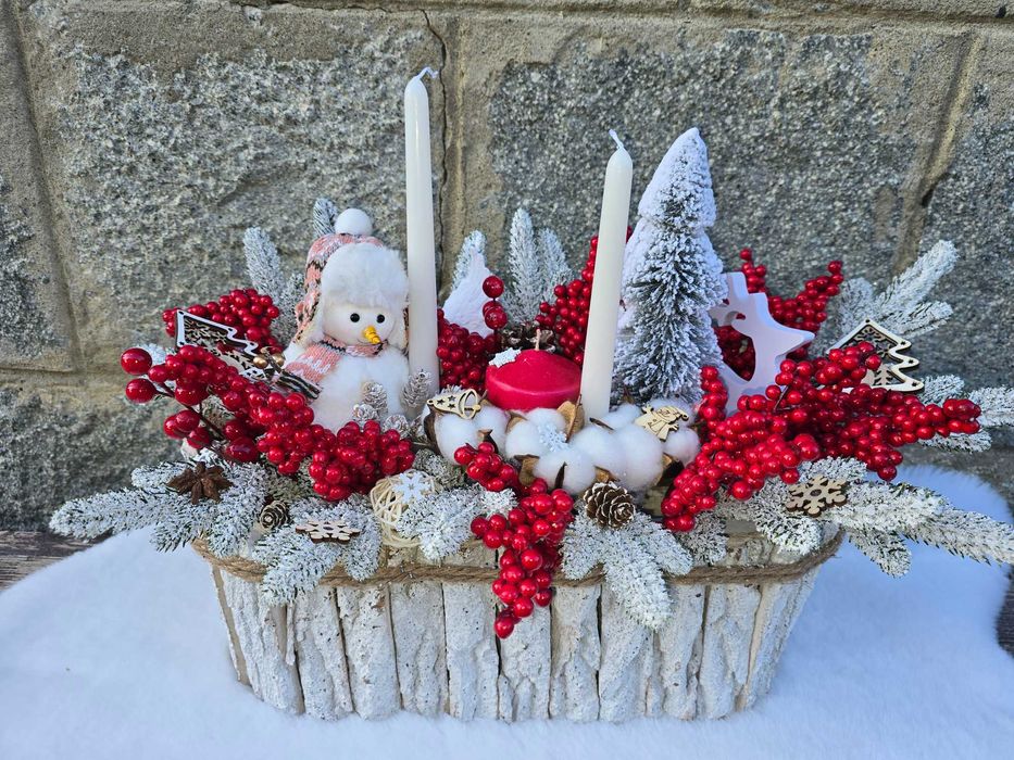 Decor festiv realizat manual