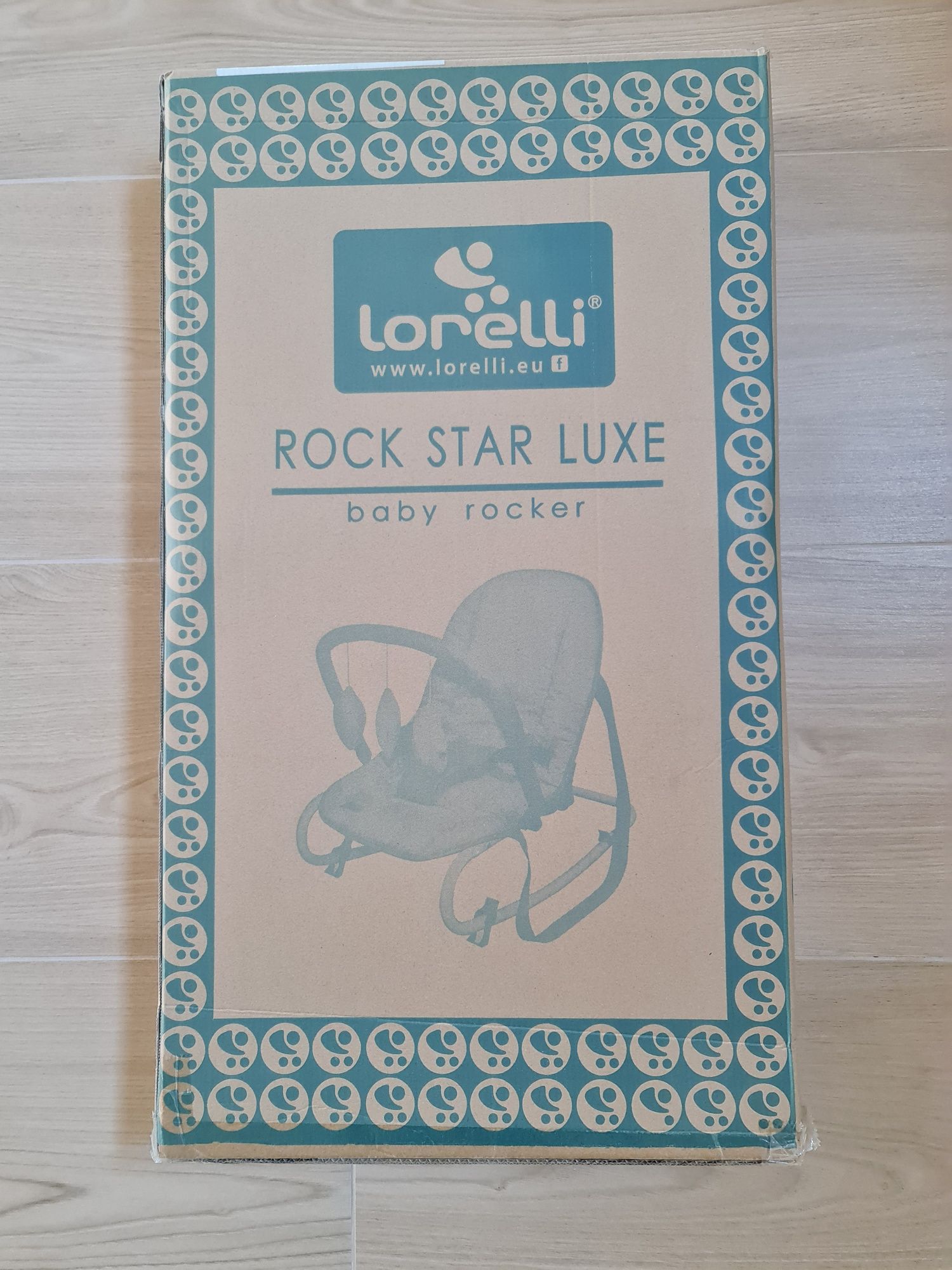 Нов бебешки шезлонг Лорели Lorelli Rock Star