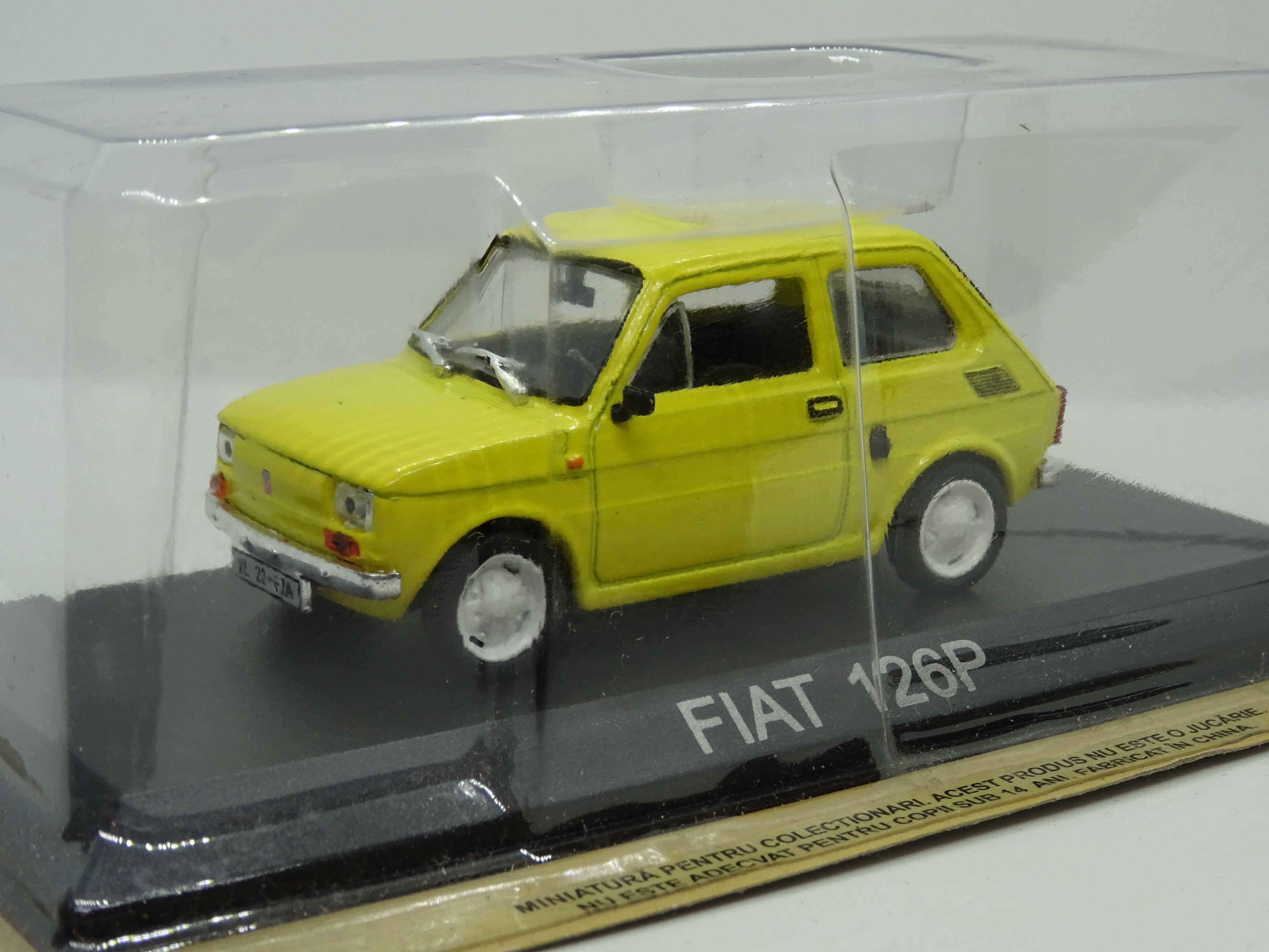 Macheta Fiat 126P Deagostini 1:43