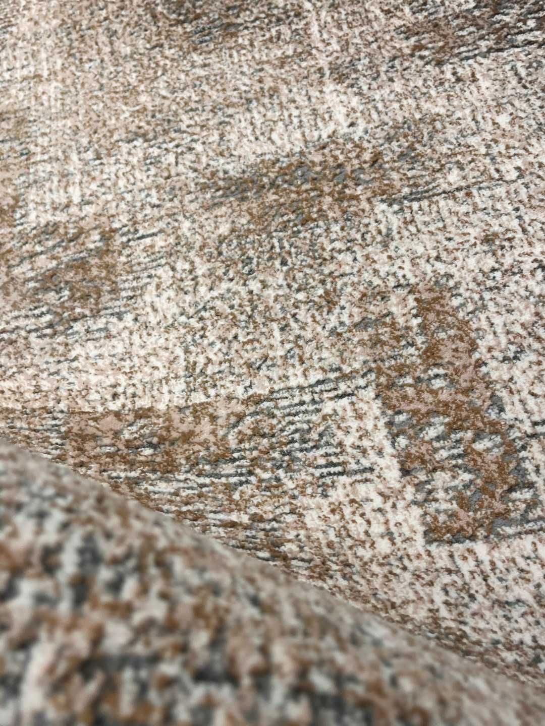 нов килим , Модерен дизайн, бежов цвят, 125x180 cm, Марка: Kilim Point