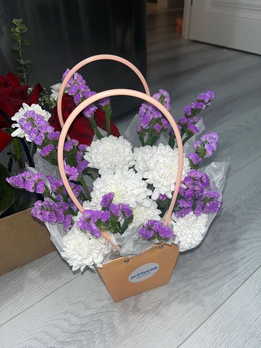 Цветы корзина. Разные виды