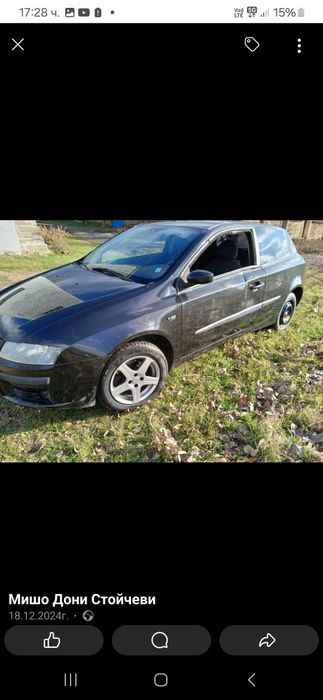 Фият стило 2003г1.800 бензин 133 коня на части