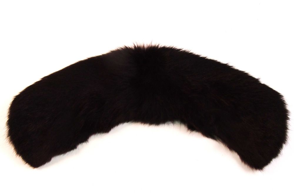 GULER blana naturala vulpe neagra, luxos, bogat, Made in Germany, NOU