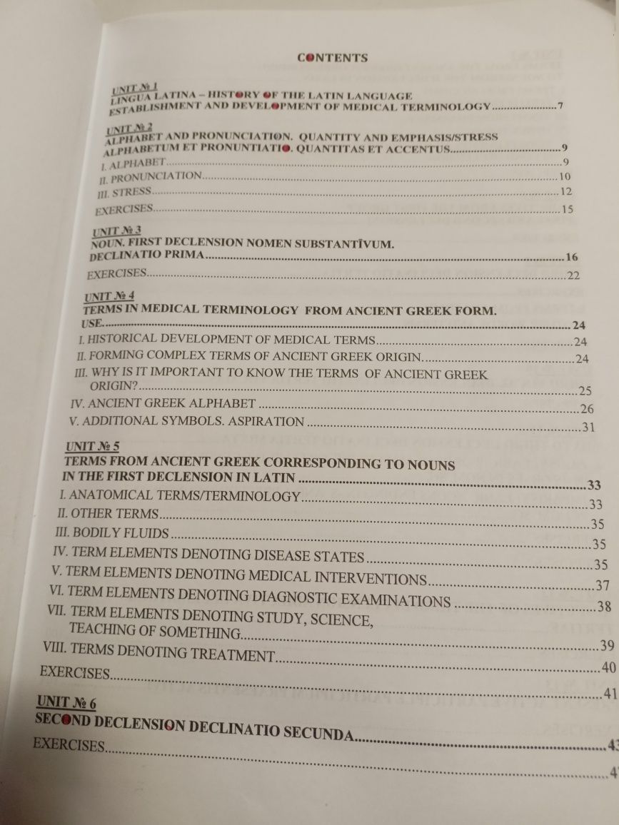 MEDICAL LATIN- textbook for students of medicine