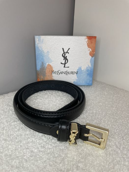 Колан естествена кожа в кутия *YSL*