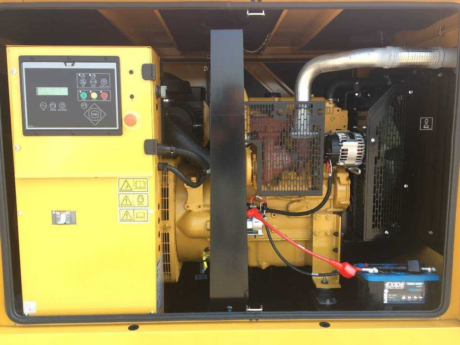 Generator Caterpillar 88 KW motor C4.4, Nou, garantie, super silentios