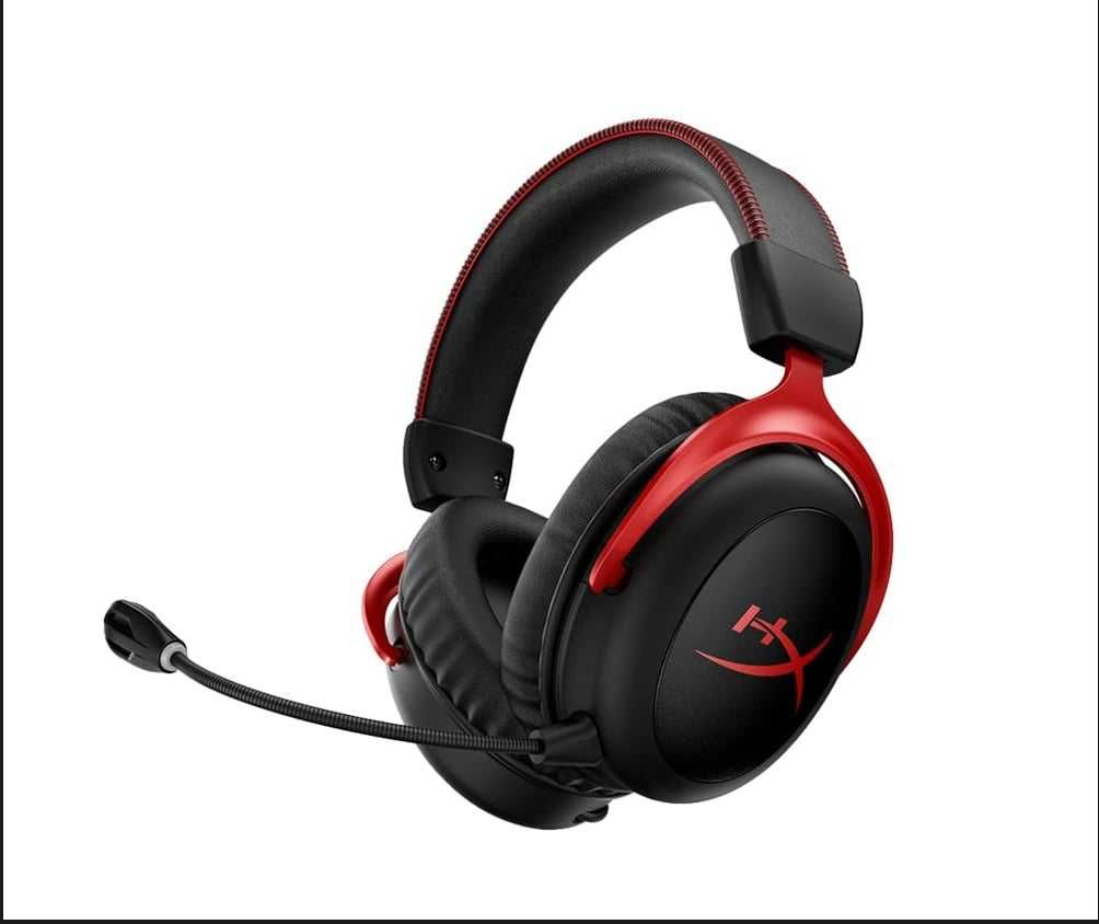 HyperX Cloud II Wireless Red Безжични геймърски слушалки с микрофон