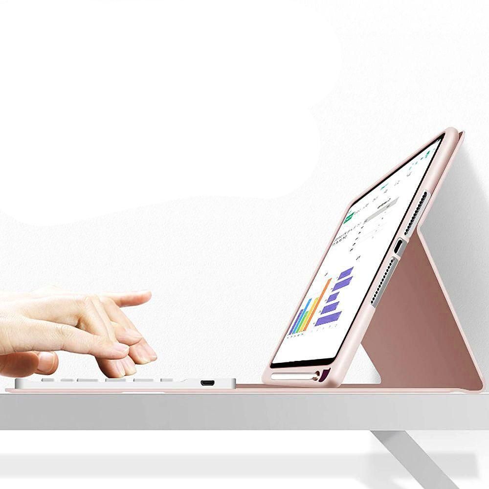 Калъф с клавиатура tech-protect за apple ipad 10 (10.9) 2022 розов