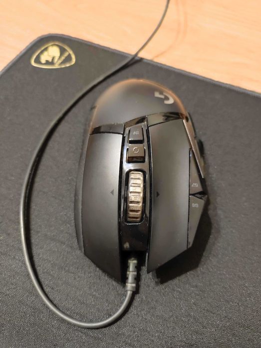 Геймърска мишка Logitech G502 Hero и MousePad/Подложка за мишка COUGAR