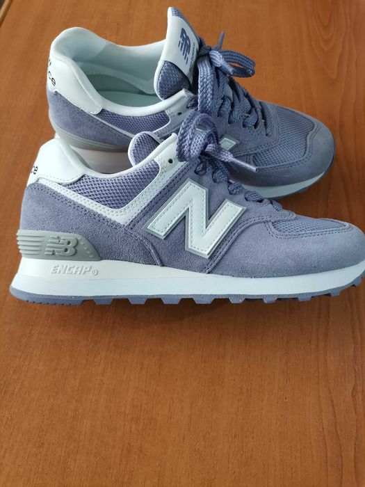 Дамски маратонки NEW Balance 574 светло лилави велур. Нови, без кутия