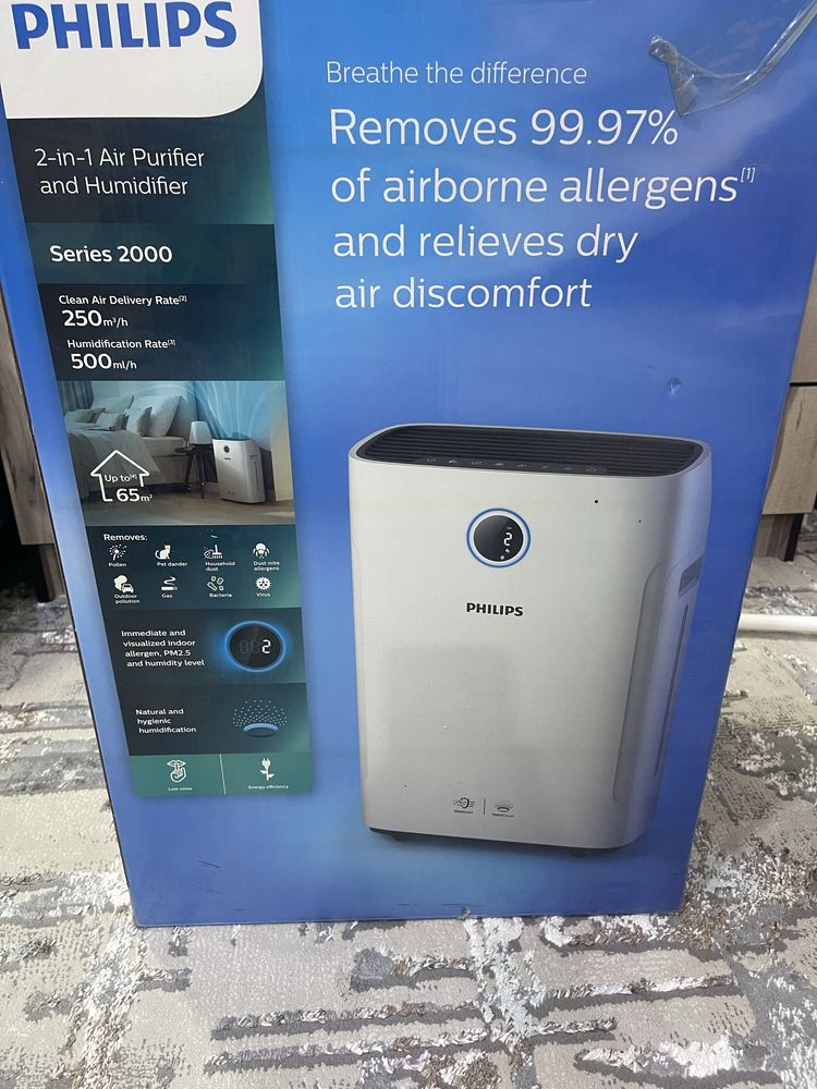 Очиститель+увлажнитель воздуха PHILIPS модель AC2721