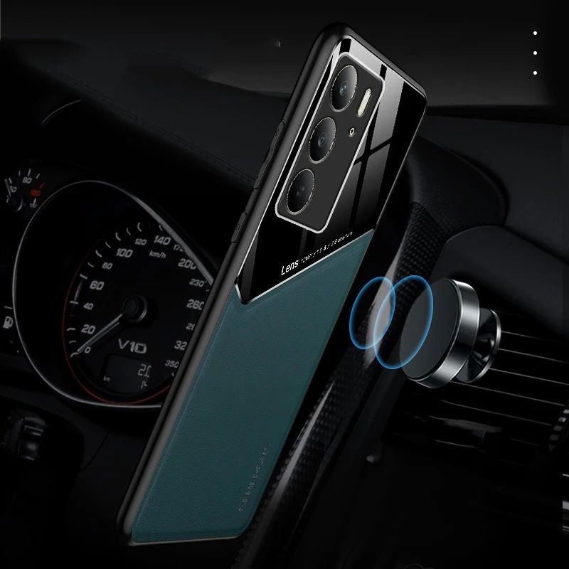 Realme 14 Pro+ / 14 14X 5G / GENEROUS Кожен кейс гръб с магнит