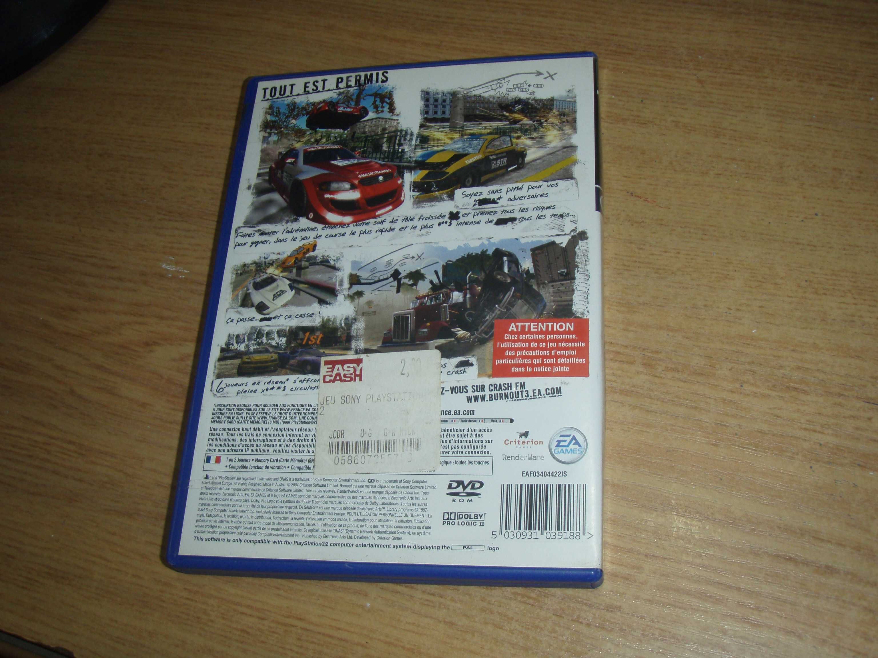 Burnout 3 - Takedown (franceza) pentru PS2