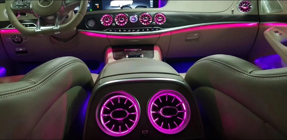 W222 LED въздуховоди Mercedes S class