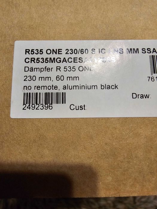 Amortizoare DT Swiss R535 noi 185x50 185x55 210x55 230x60