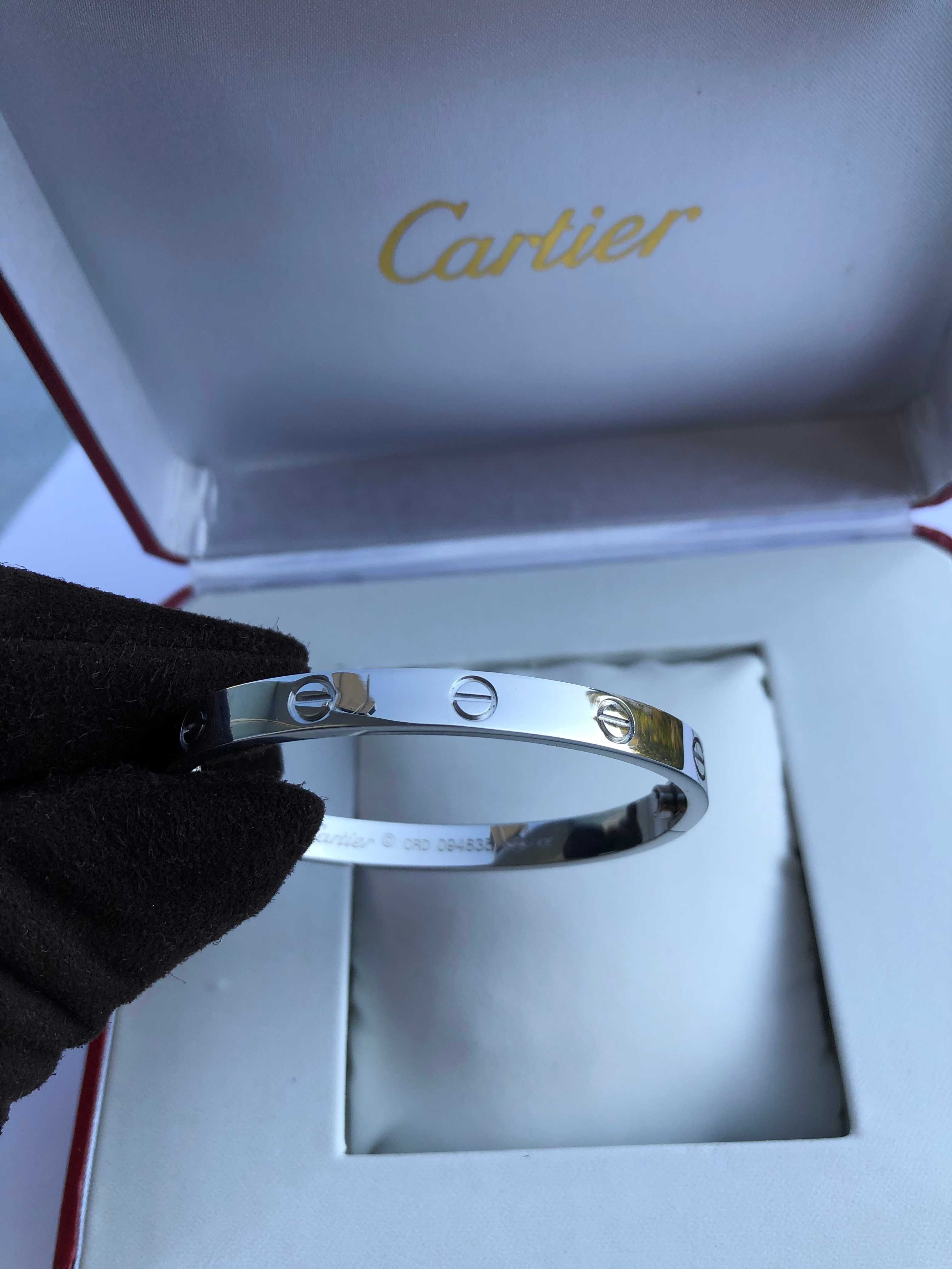 Brățară Cartier LOVE 16 Aur alb 18K