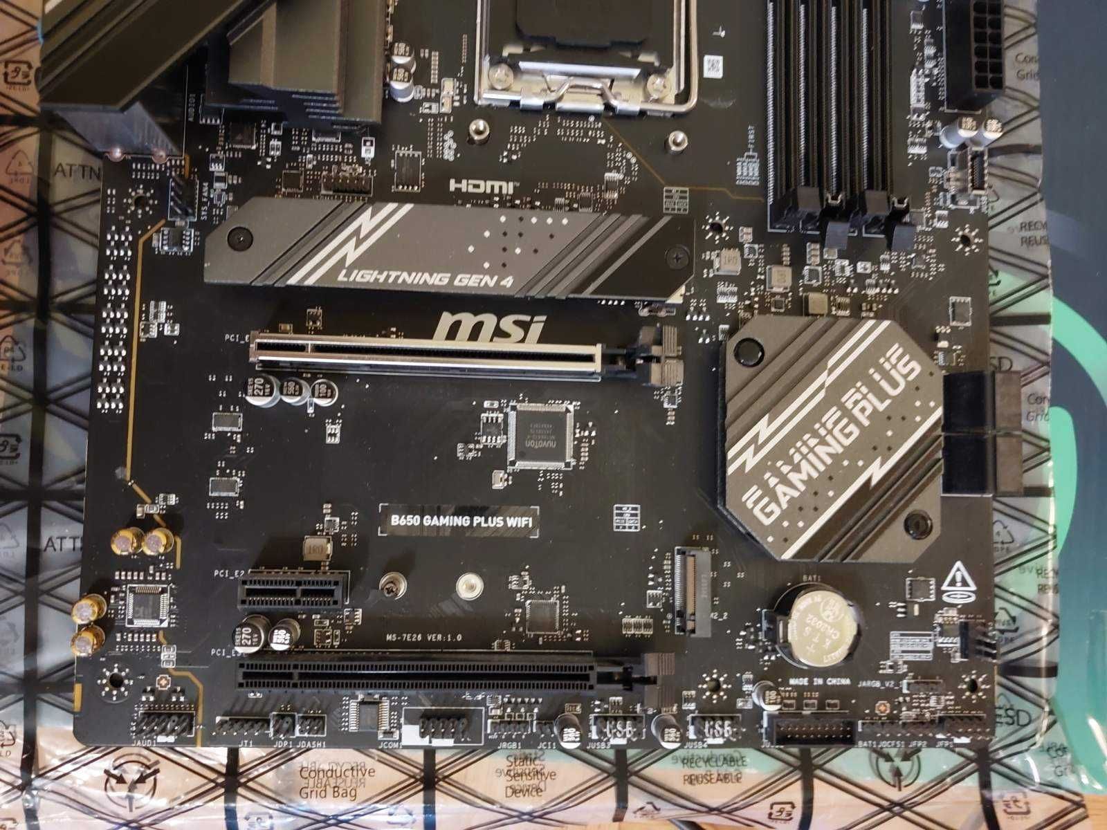 AMD Ryzen 9 7900 + MSI B650 Gaming Plus Wi-Fi