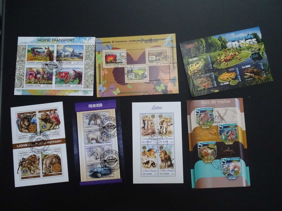 50 colite stampilate , timbre tematice Fauna/Animale (Lot 3108)