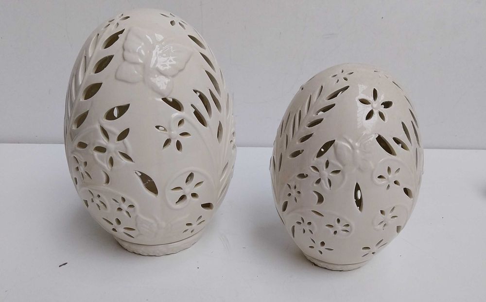 НАЙ ДОБРАТА ОФЕРТА Големи декоративни порцеланови яйца / свещник