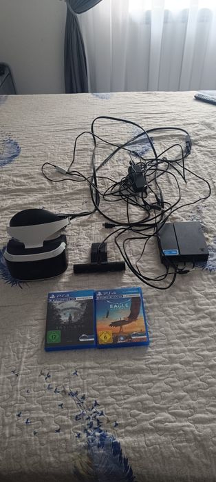 Set complet ochelari VR PS4+ 2 jocuri VR