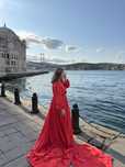 Платье со шлейфом для фотосессии