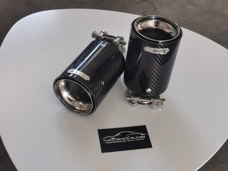 Спортни Карбонови накрайници за ауспух генерация гърне Akrapovic