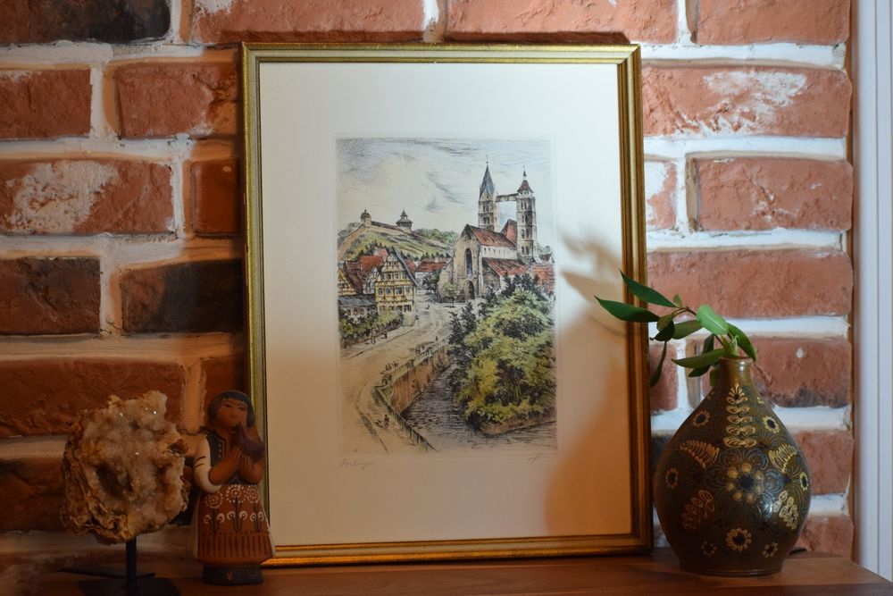 Tablou vintage gravura