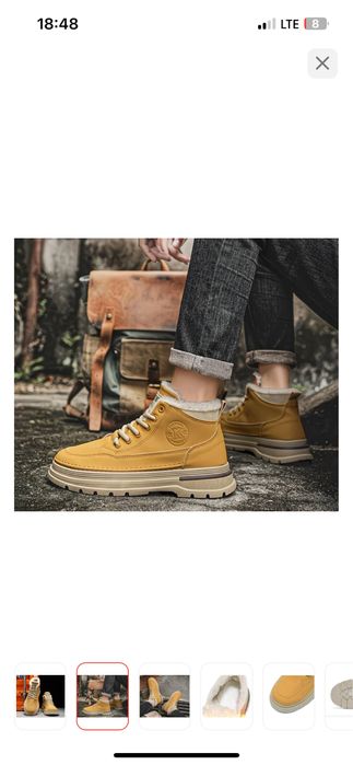 Мужские новые ботинки