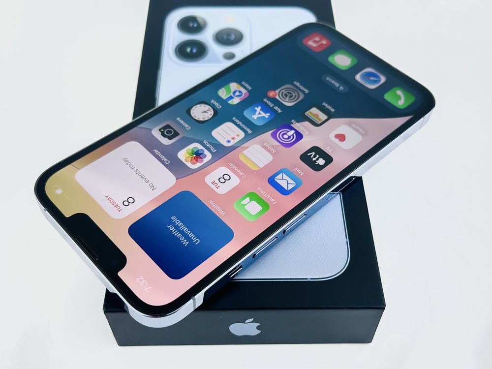 Apple iPhone 13 Pro 128GB Sierra Blue 100% Батерия! Гаранция!