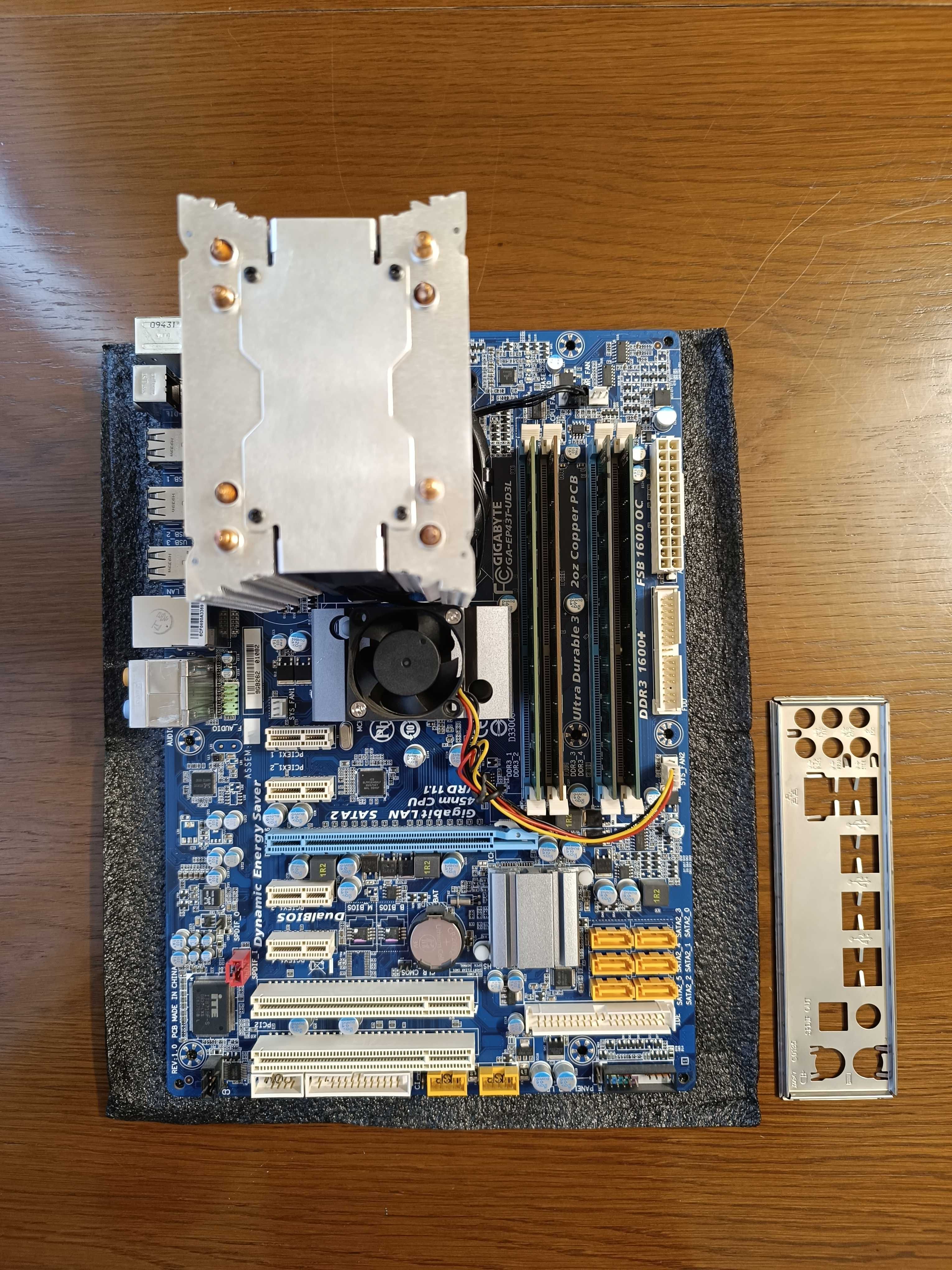 Комплект Материнская плата DDR3, XEON E5450, 16 GB (775 сокет)