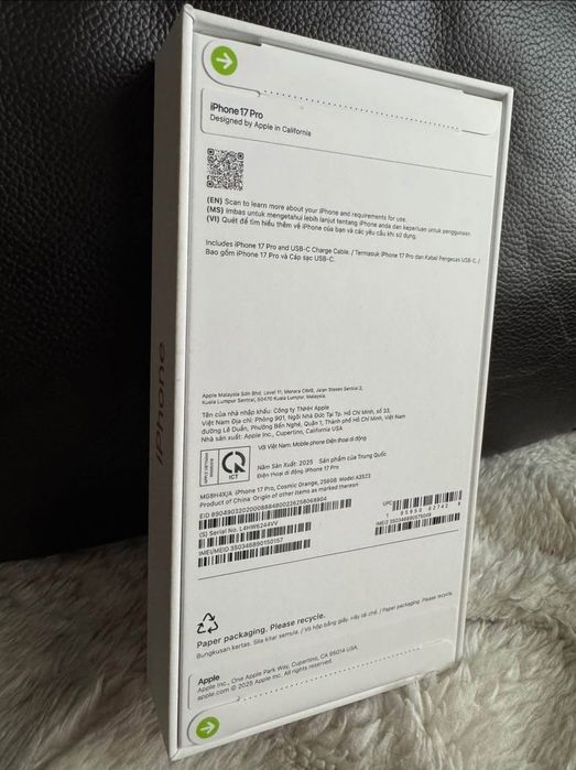 Iphone 17 Pro Cosmic Orange 256Gb