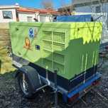Grup electrogen PRAMAC 44 kva, 36 kw pe REMORCA inmatriculata