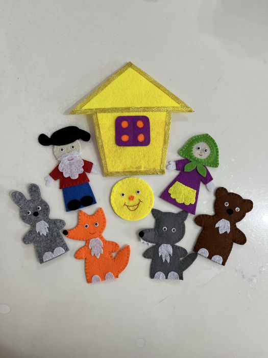 Поделки из фетра-сказки, игры, игровые пособия