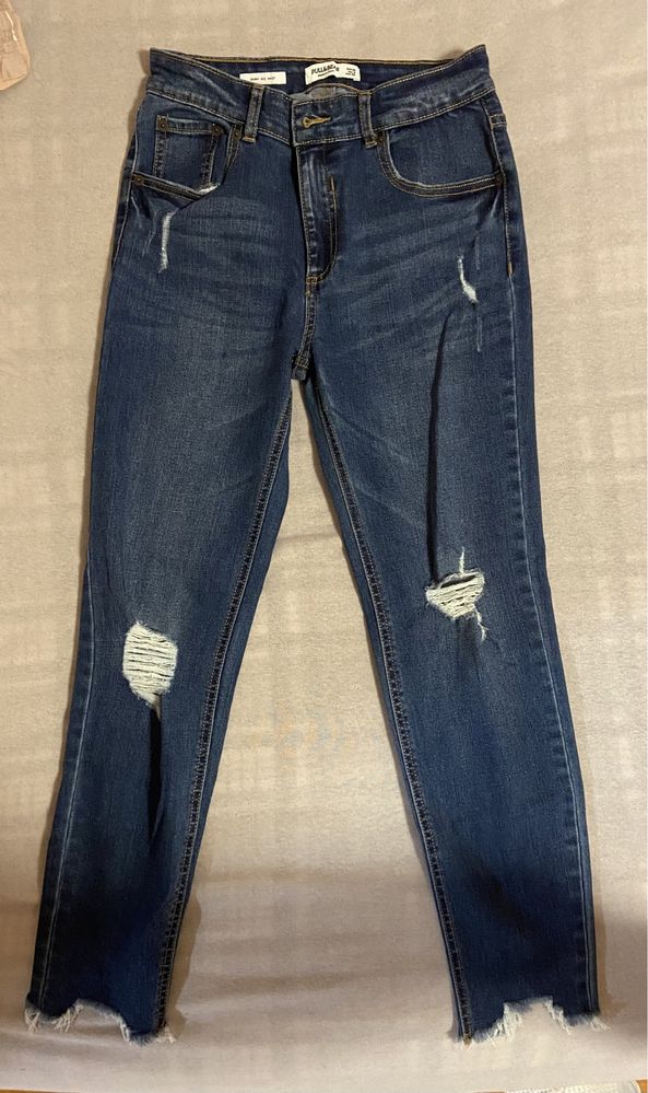 Blugi Pull&Bear skinny mid waist