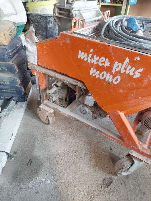 Монофазна машинна мазилка