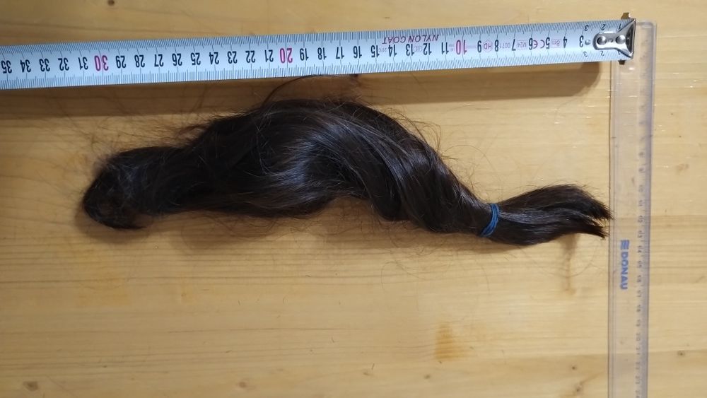 Естествена небоядисана коса