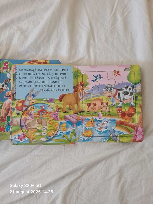 Carti pt copii cu puzzle