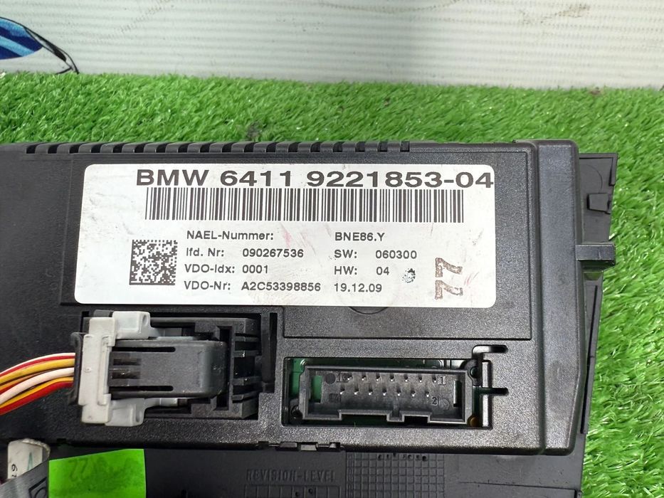 PANOU COMANDA CLIMA BMW X1 E84 SDRIVE 18D 2.0 DIESEL 2010 COD OEM 64119221853 6411922185304 9221853 2009-2015
