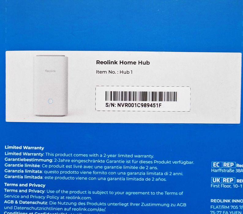 Нови Reolink Bundle 3в1 комплект камера+видео звънец и база