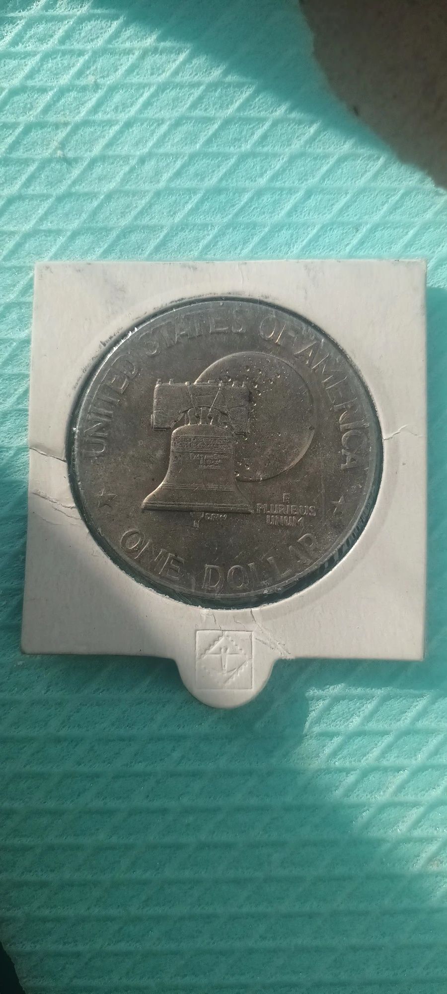 1 долар 1976г.Юбилеен.Независимота на Америка. Ген.Айзенхауер.Сащ.