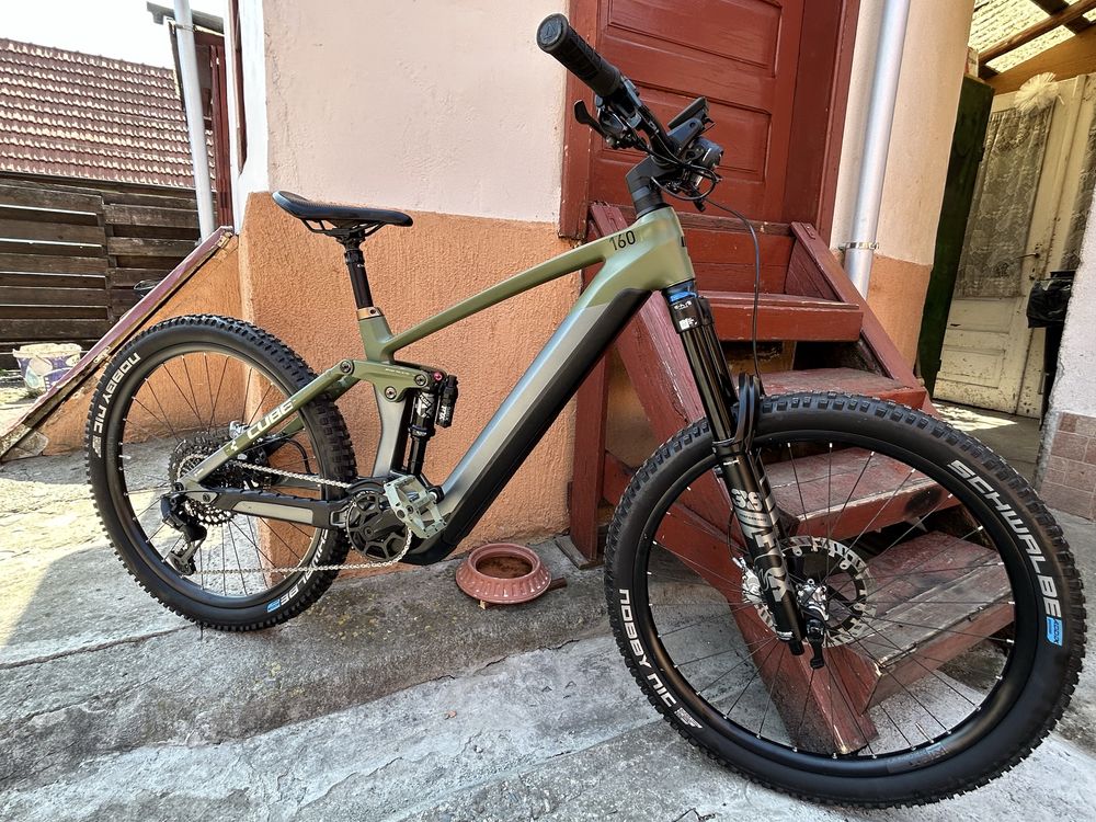 Full Suspension E-bike Cube Stereo 160 TM 2024 , carbon cadru L, Smart
