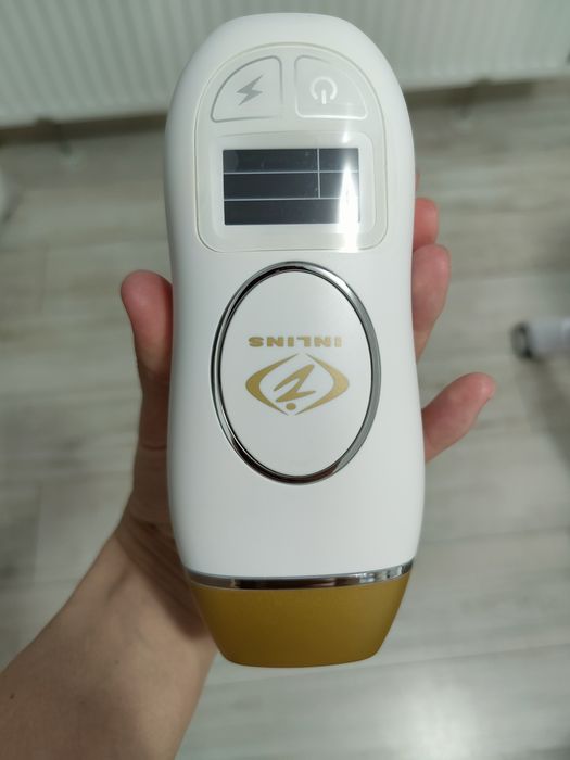 Epilator IPL, 400000 impulsuri, LCD, alb