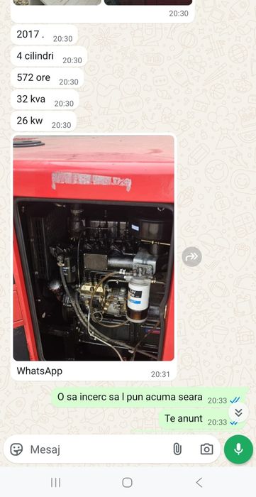 Generator curent diesel an 2017