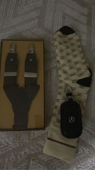 подтяжка коричневая