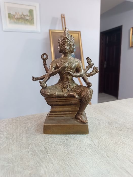 Бронзова скулптура Бог брахма създателят