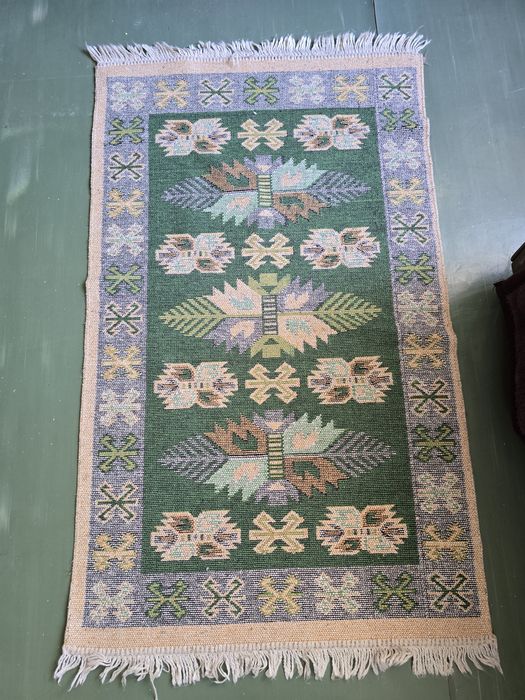 Traversă vintage verde 75x 196 cm