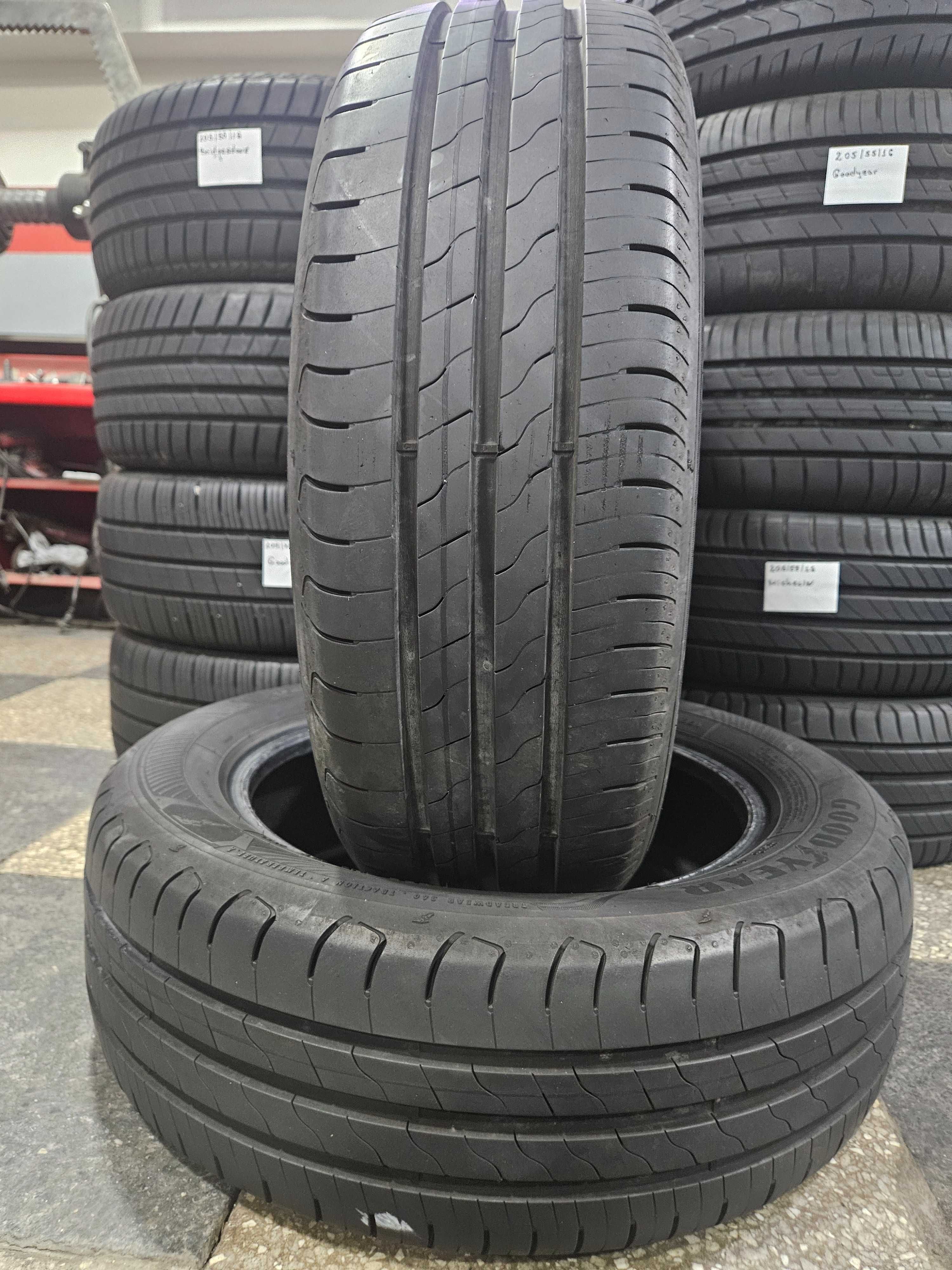 2бр 195/60/16 GOODYEAR 98V  7мм грайфер дот:4520г Безплатен монтаж