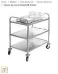 Carucior inox / carucior servire