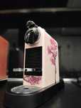 Aparat Cafea Espressor Nespresso CitiZ Roz Pictat Manual Model Cherry
