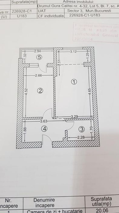 Apartament+loc de parcare